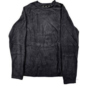Men Thermal Shirt Winter Warm Base Layer Ultra Soft Moisture Wicking, Black, NWT
